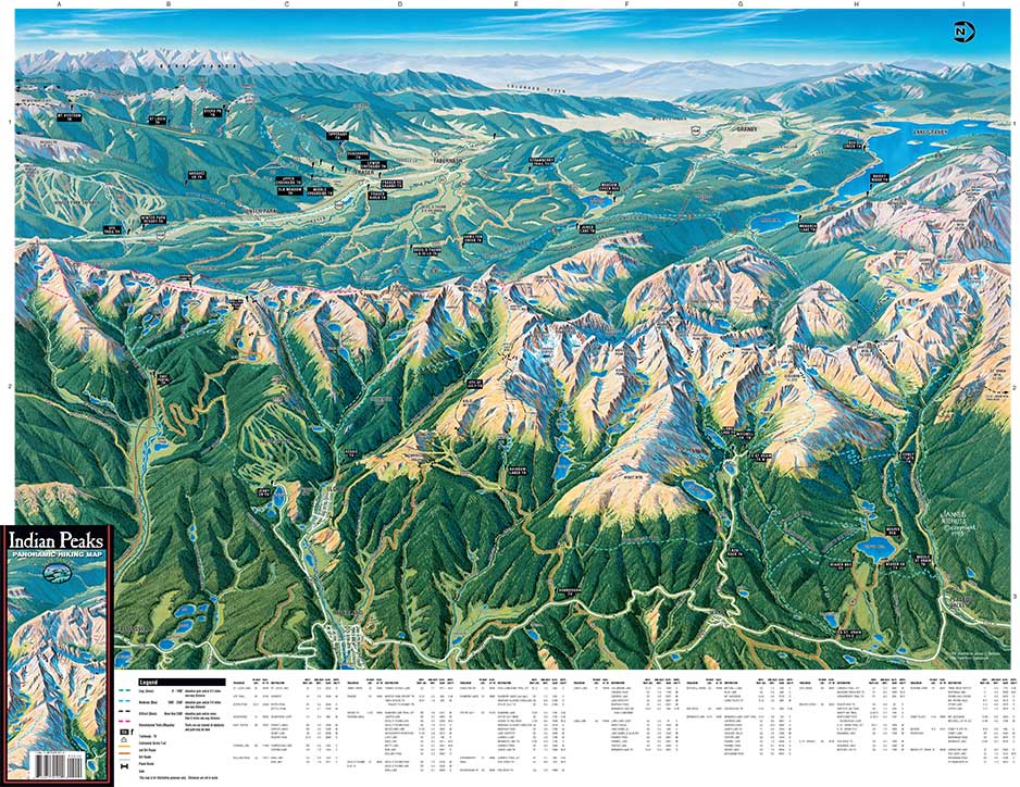 Indian peaks outlet hikes